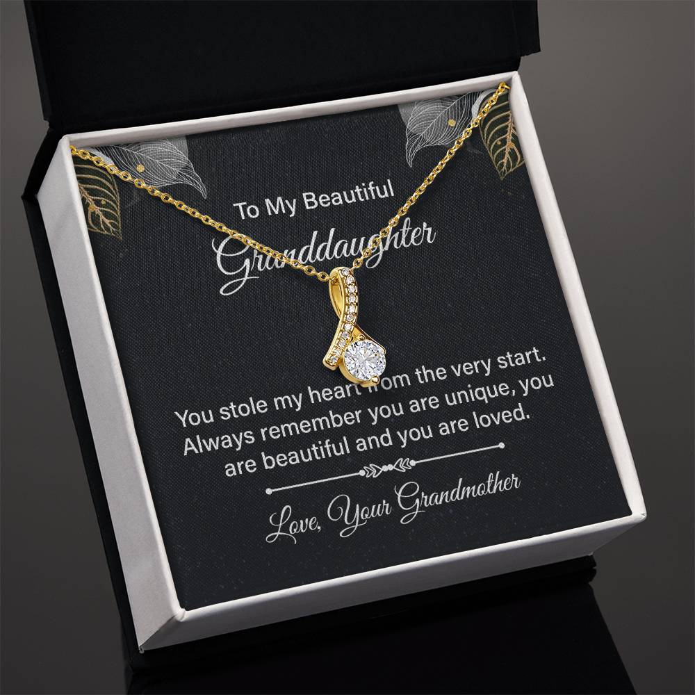 Alluring Beauty for Granddaughter - You Stole My Heart From The Very Start