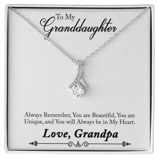 Alluring Beauty for Granddaughter - You Will Always Be In My Heart