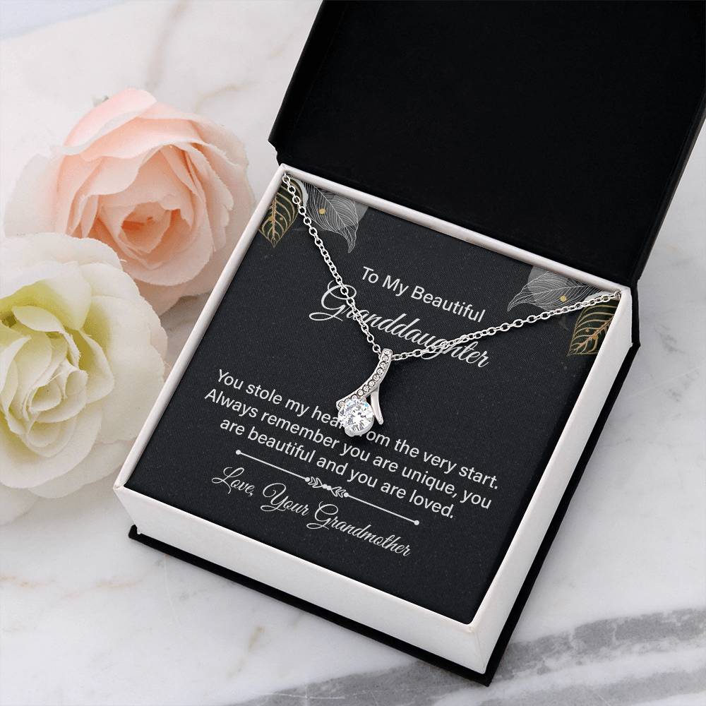 Alluring Beauty for Granddaughter - You Stole My Heart From The Very Start
