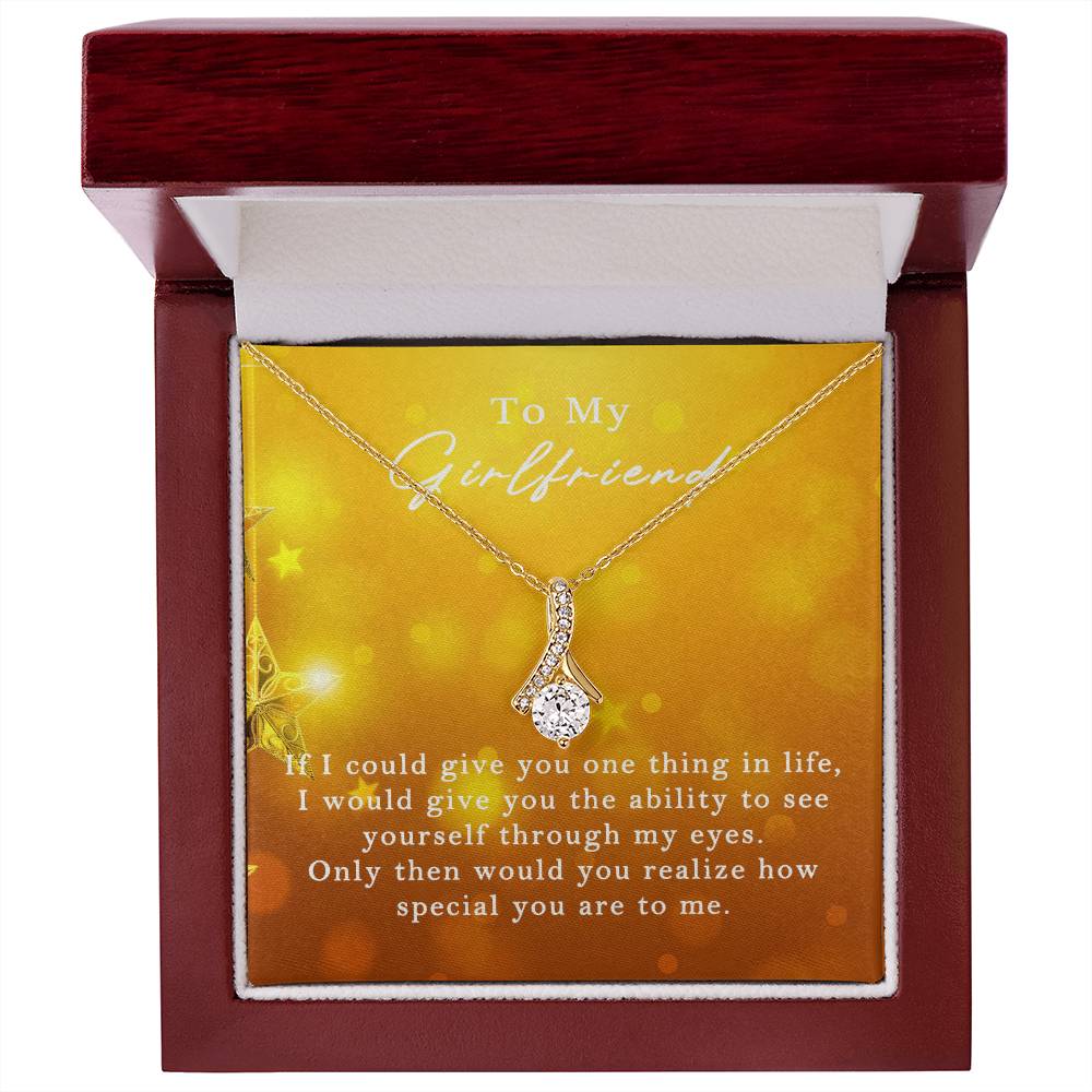 Alluring Beauty for Girlfriend - If I Could Give You One Thing In Life