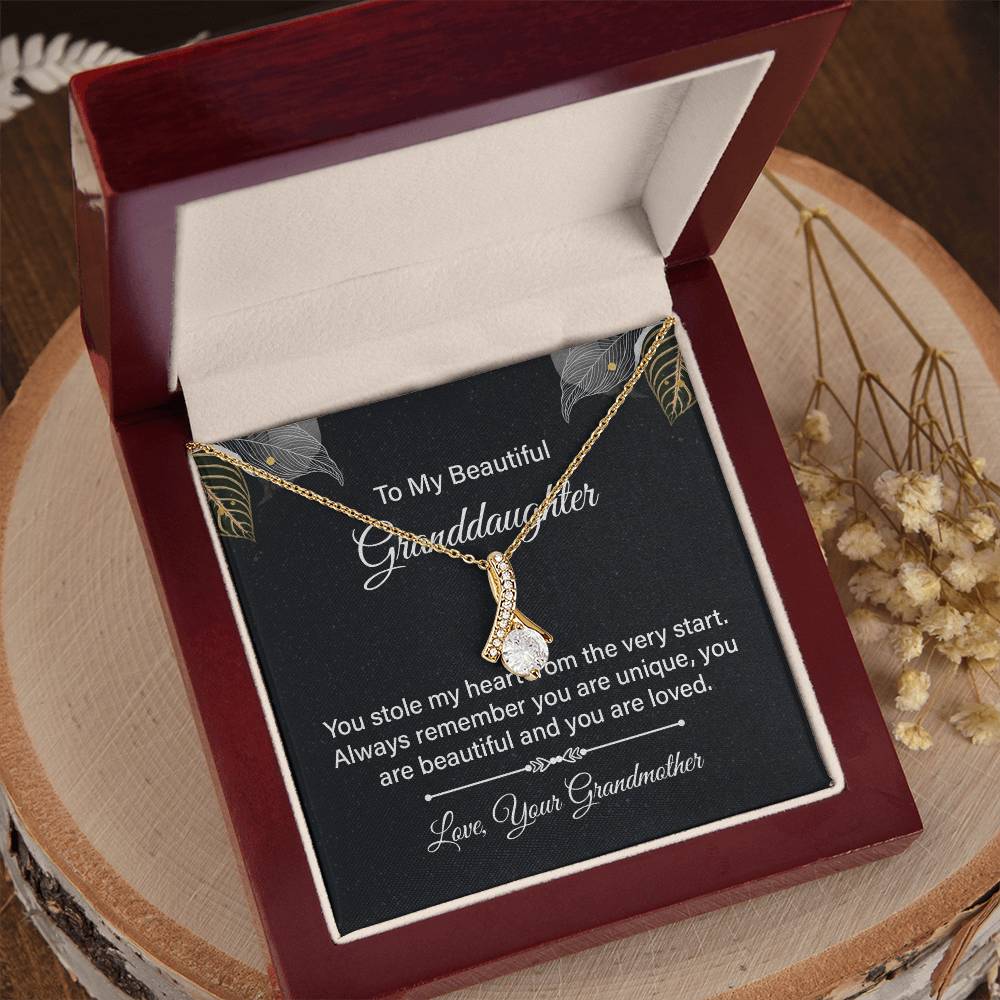 Alluring Beauty for Granddaughter - You Stole My Heart From The Very Start