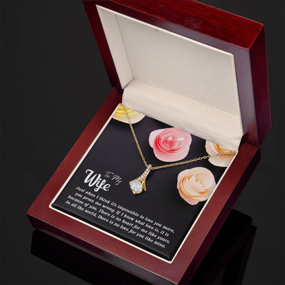 Alluring Beauty for Wife - There Is No Love For You Like Mine