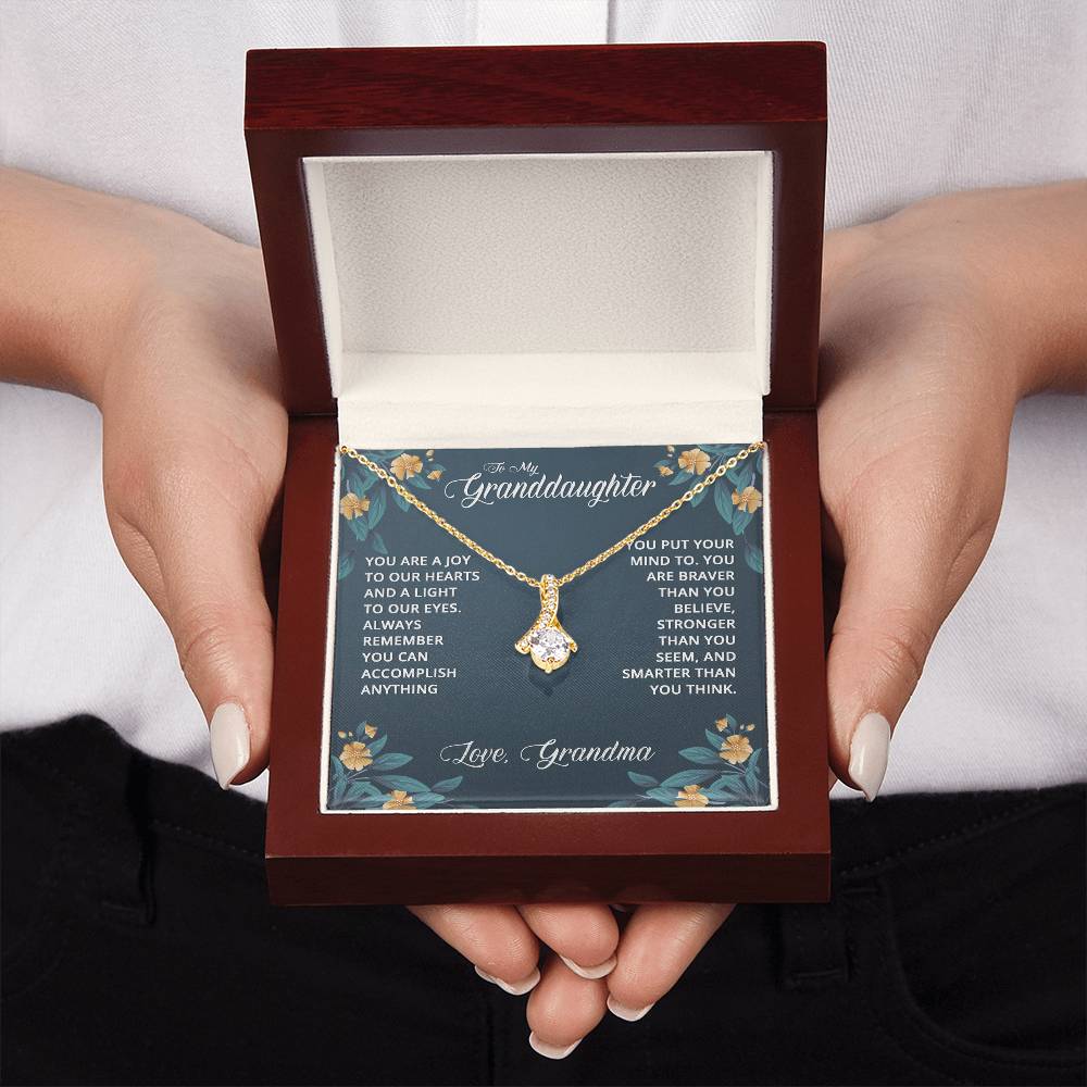 Alluring Beauty for Granddaughter - You Are A Joy To Our Hearts