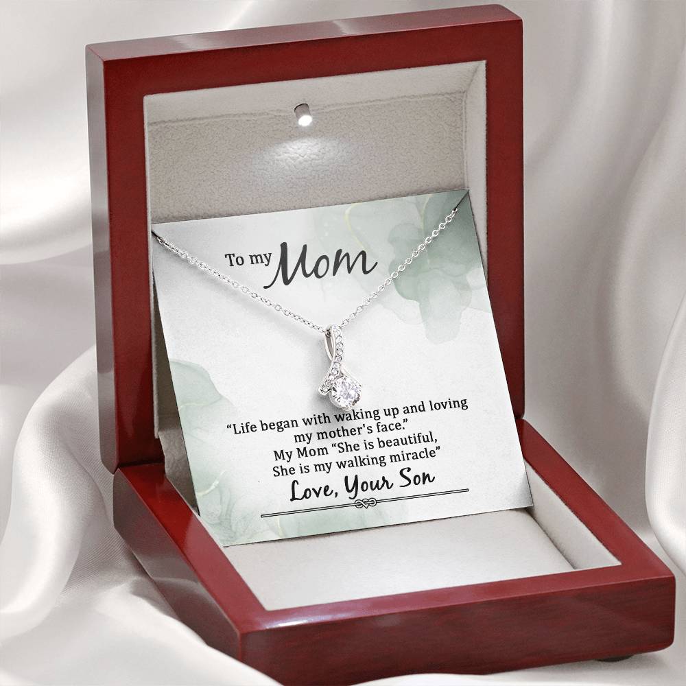 Alluring Beauty for Mom - She Is Beautiful, My Walking Miracle