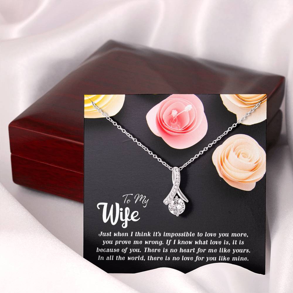 Alluring Beauty for Wife - There Is No Love For You Like Mine