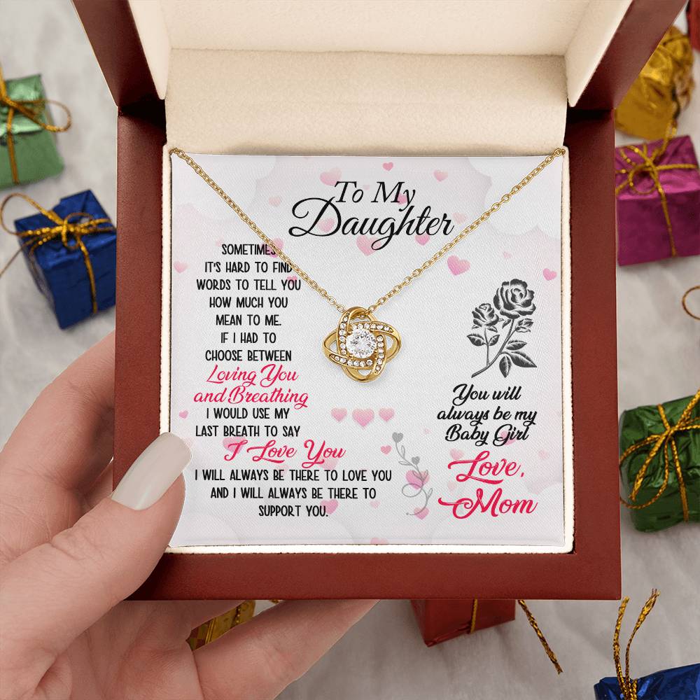 Love Knot for Daughter - Always My Baby Girl