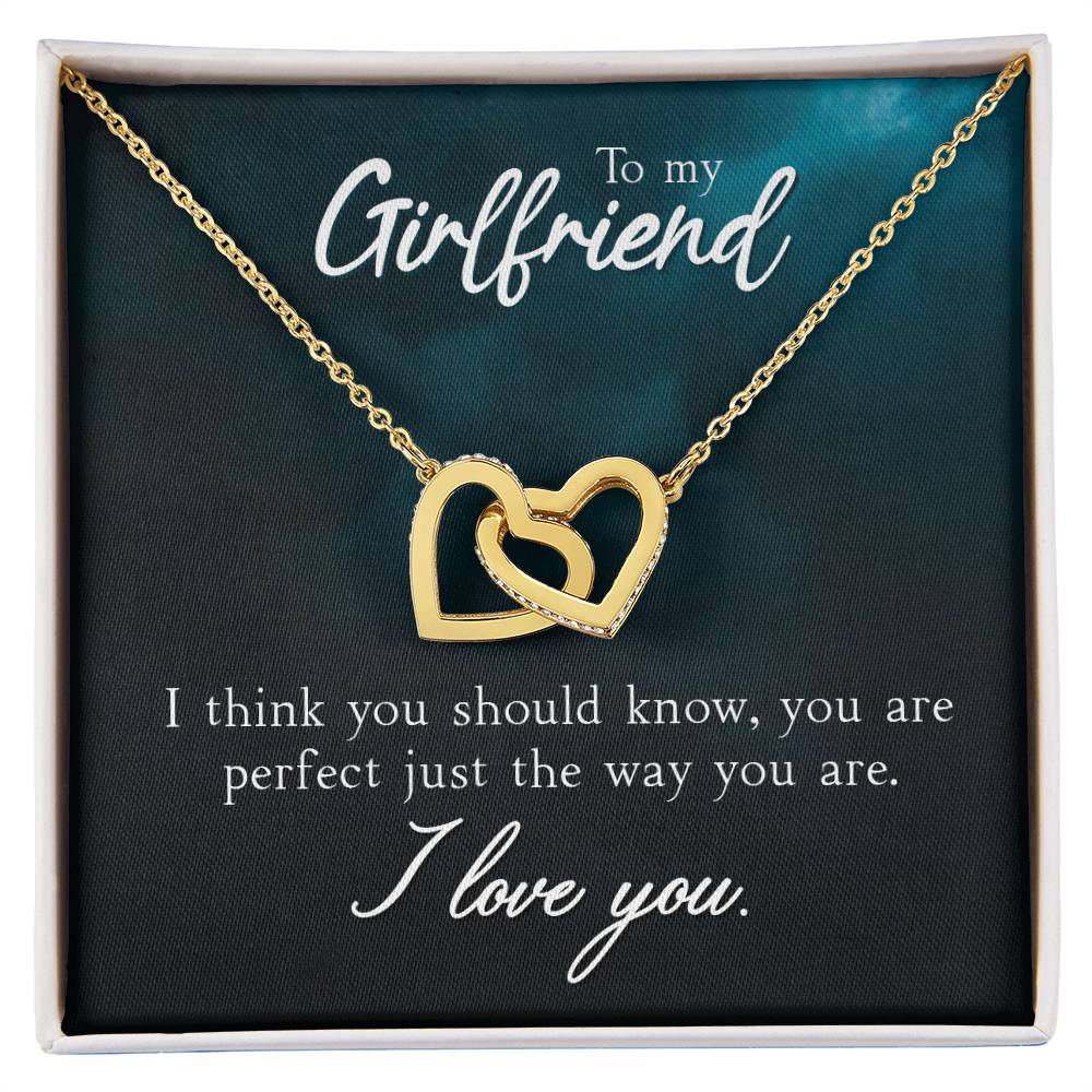 Interlocking Hearts for Girlfriend - You Are Perfect Just The Way You Are