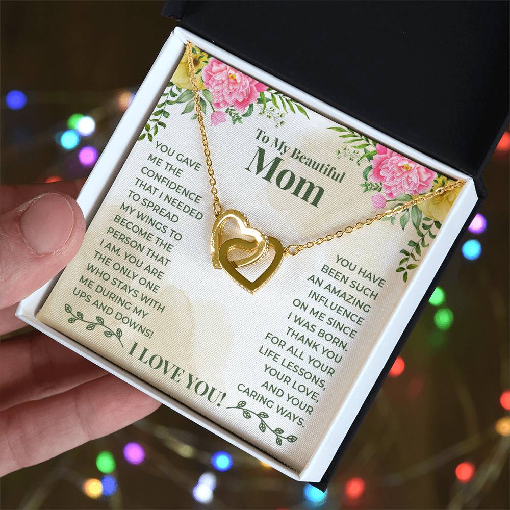Interlocking Hearts for Mom - You Gave Me The Confidence