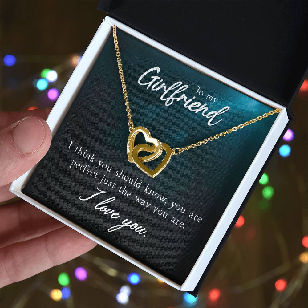 Interlocking Hearts for Girlfriend - You Are Perfect Just The Way You Are