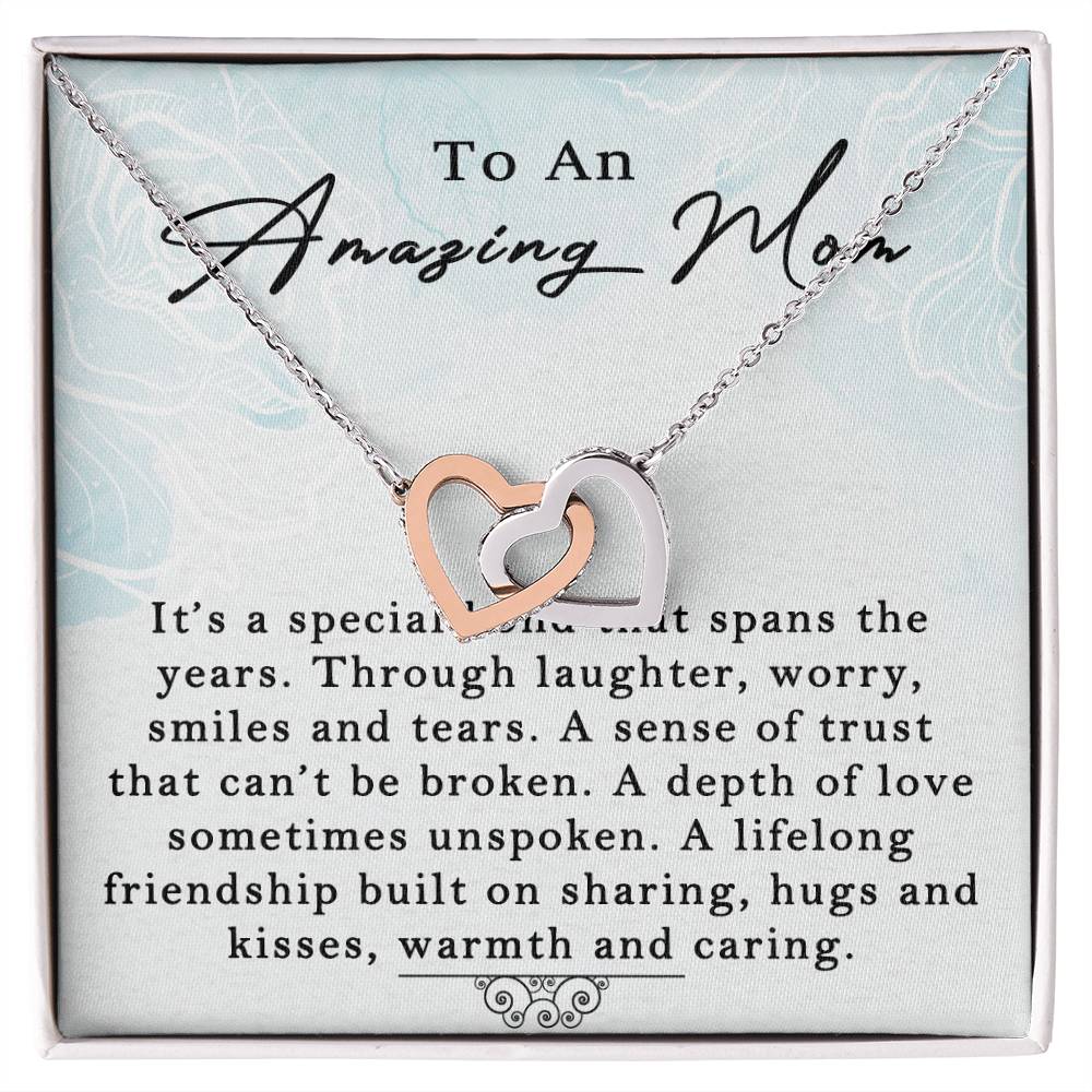 Interlocking Hearts for Mom - A Special Bond That Spans The Years
