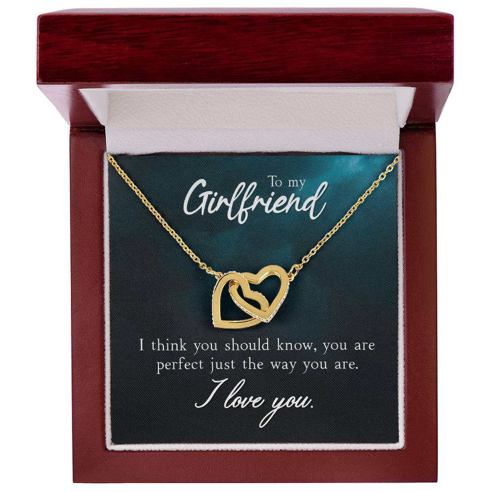 Interlocking Hearts for Girlfriend - You Are Perfect Just The Way You Are
