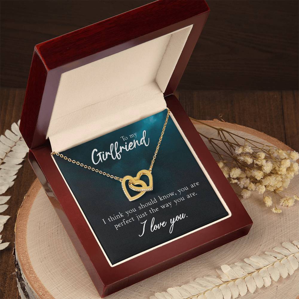 Interlocking Hearts for Girlfriend - You Are Perfect Just The Way You Are