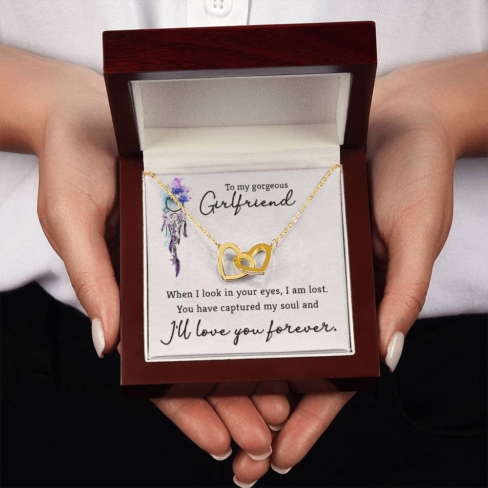 Interlocking Hearts for Girlfriend - You Have Captured My Soul