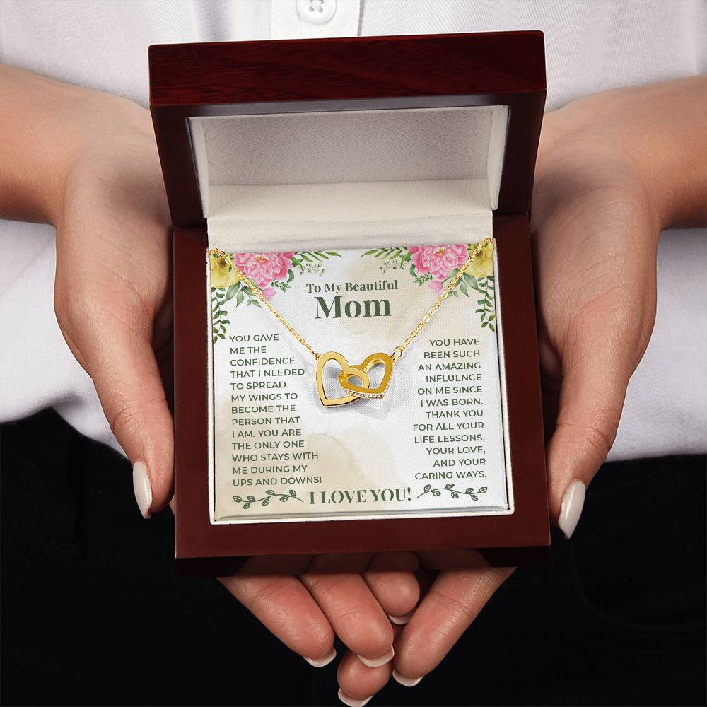 Interlocking Hearts for Mom - You Gave Me The Confidence