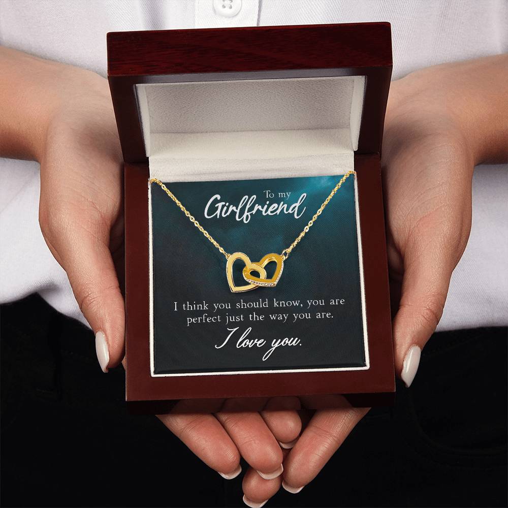 Interlocking Hearts for Girlfriend - You Are Perfect Just The Way You Are