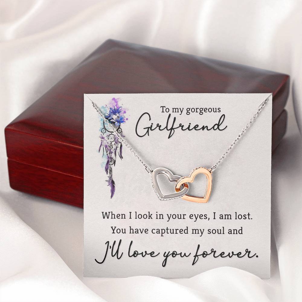 Interlocking Hearts for Girlfriend - You Have Captured My Soul