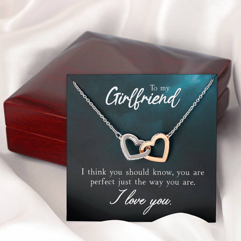 Interlocking Hearts for Girlfriend - You Are Perfect Just The Way You Are