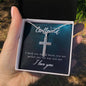 Stainless Cross for Girlfriend - You Are Perfect Just The Way You Are