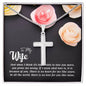 Stainless Cross for Wife - There Is No Love For You Like Mine