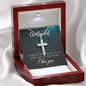Stainless Cross for Girlfriend - You Are Perfect Just The Way You Are