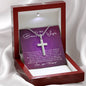 Stainless Cross for Wife - Forever Together Till The End