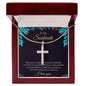 Stainless Cross for Wife / Soulmate - I Savour Every Minute With You