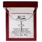 Stainless Cross for Mom - For All The Times That I
