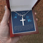 Stainless Cross for Wife - I Love The Way You…
