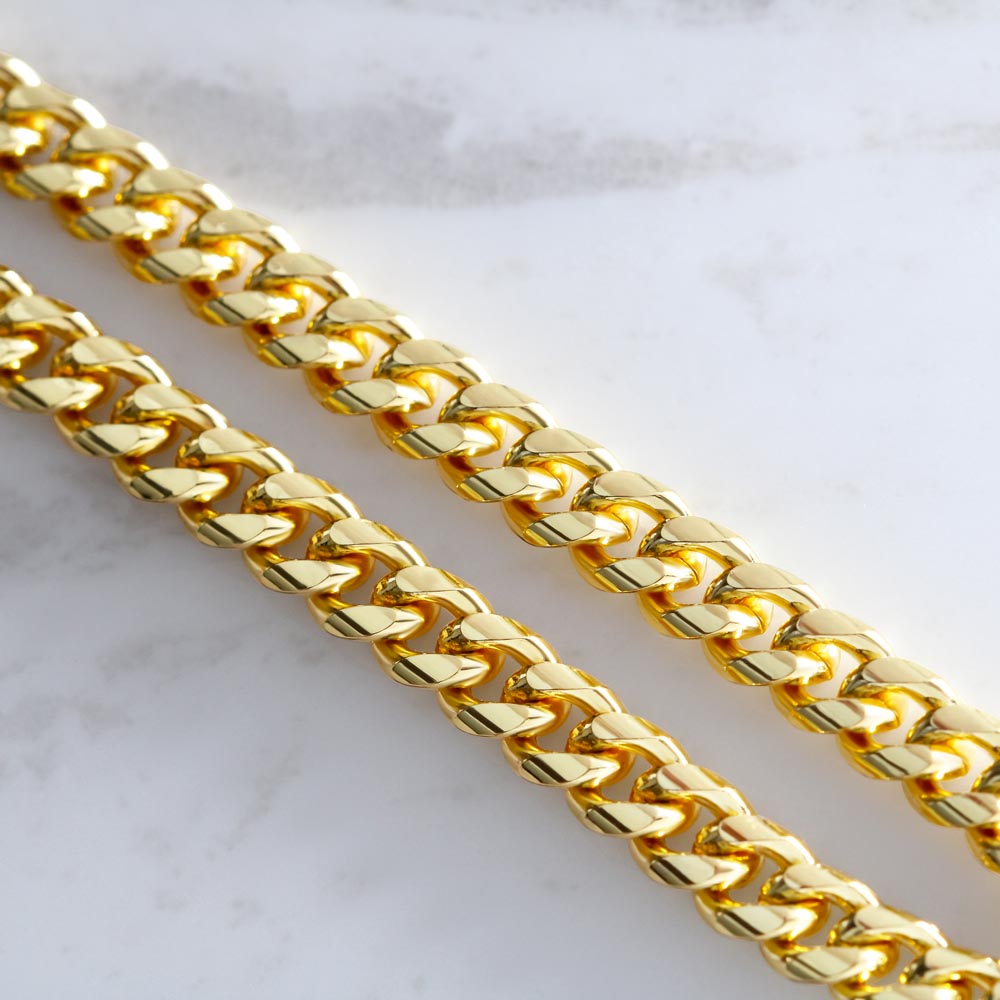 Cuban Link Chain for Son - Just Believe In Yourself, I Will Always Love You