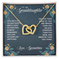 Interlocking Hearts for Granddaughter - You Are A Joy To Our Hearts