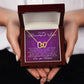 Interlocking Hearts for Wife - Forever Together Till The End
