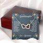Interlocking Hearts for Granddaughter - You Are A Joy To Our Hearts