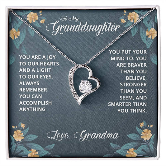 Forever Love for Granddaughter - You Are A Joy To Our Hearts