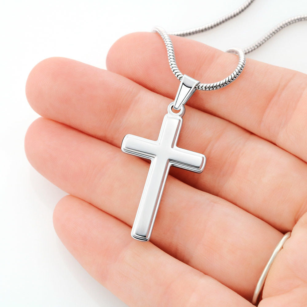 Stainless Cross for Daughter - You Will Always Have Me